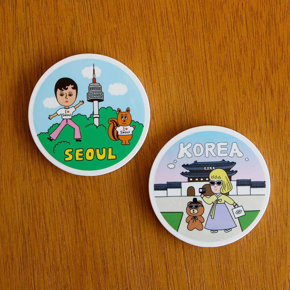 1537 Dual Mirror – Seoul Landmark Edition - Luckyplanetusa