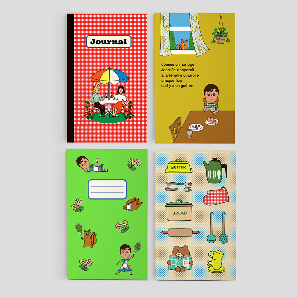 1537 Vintage Handy notebooks Joural 4 designs