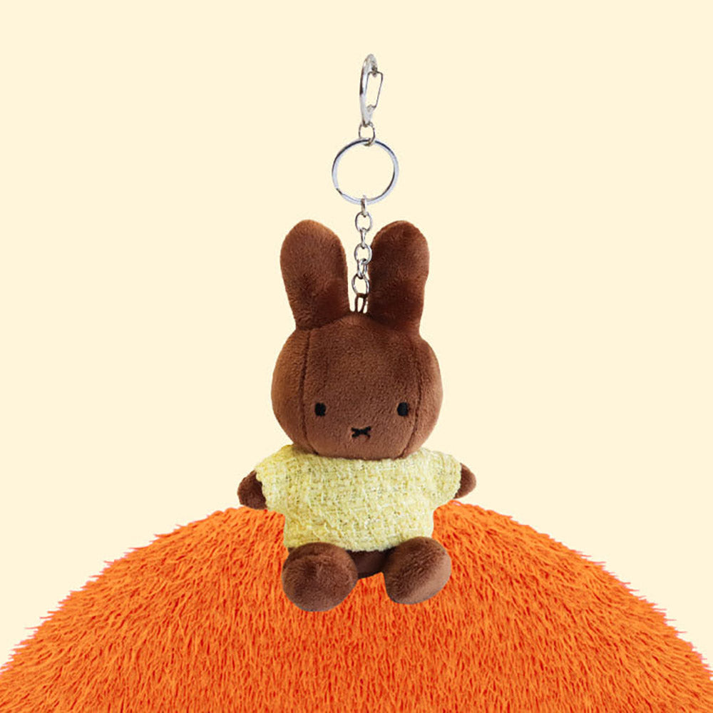 Classic Miffy Stylish tweed twist Plush Bag Charm - Luckyplanetusa