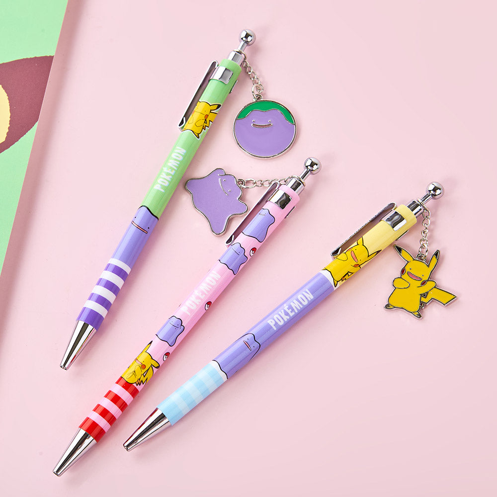 Pokémon Ditto Transform Pikachu Metal Mascot Mechanical Pencil (36 Pcs) - Luckyplanetusa