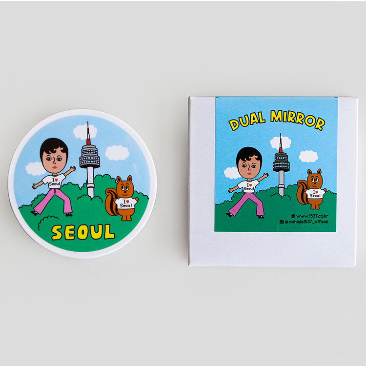 1537 Dual Mirror – Seoul Landmark Edition - Luckyplanetusa