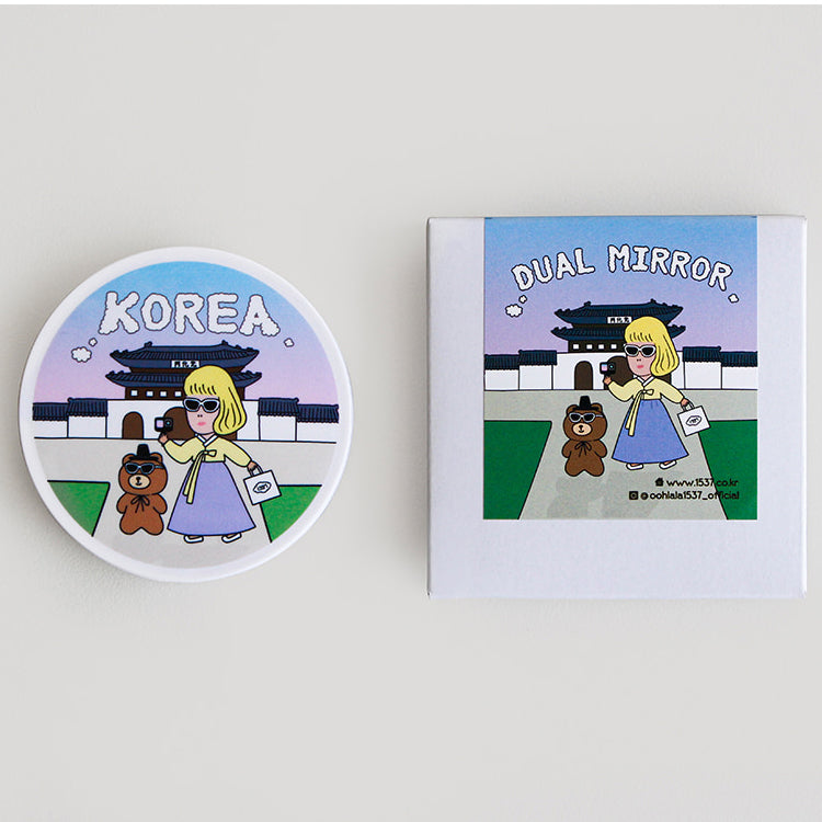1537 Dual Mirror – Seoul Landmark Edition - Luckyplanetusa