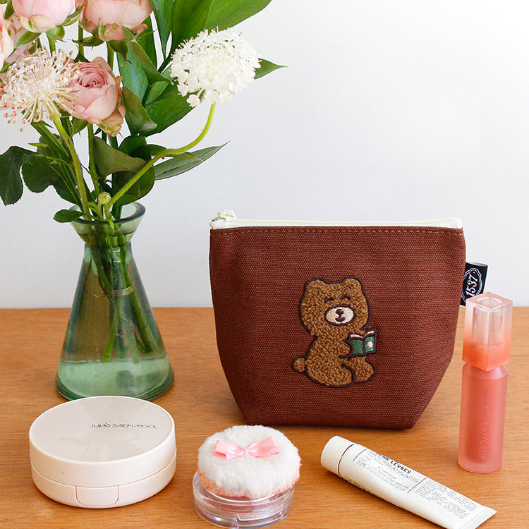 1537 Boat Pouch – Small (Embroidered Character Series) 4 design