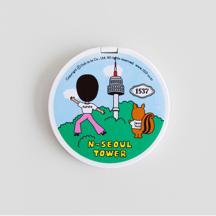 1537 Dual Mirror – Seoul Landmark Edition - Luckyplanetusa