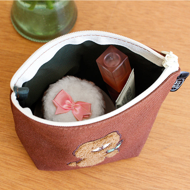 1537 Boat Pouch – Small (Embroidered Character Series) 4 design - Luckyplanetusa