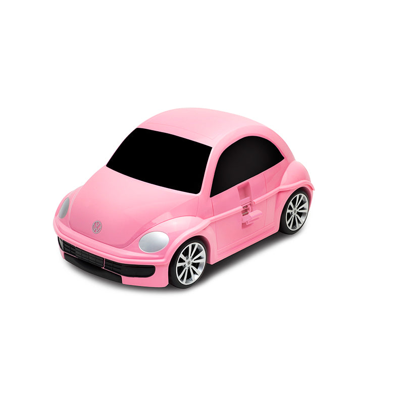Volkswagen Beetle Kids Ride-On Suitcase Pink– Officially Licensed