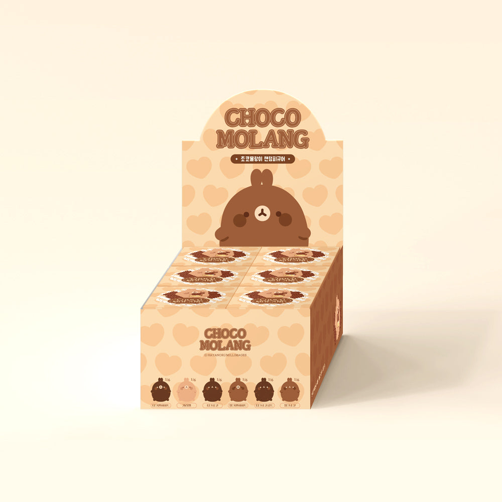 Choco Molang Blind Box Figures – Chocolate Series