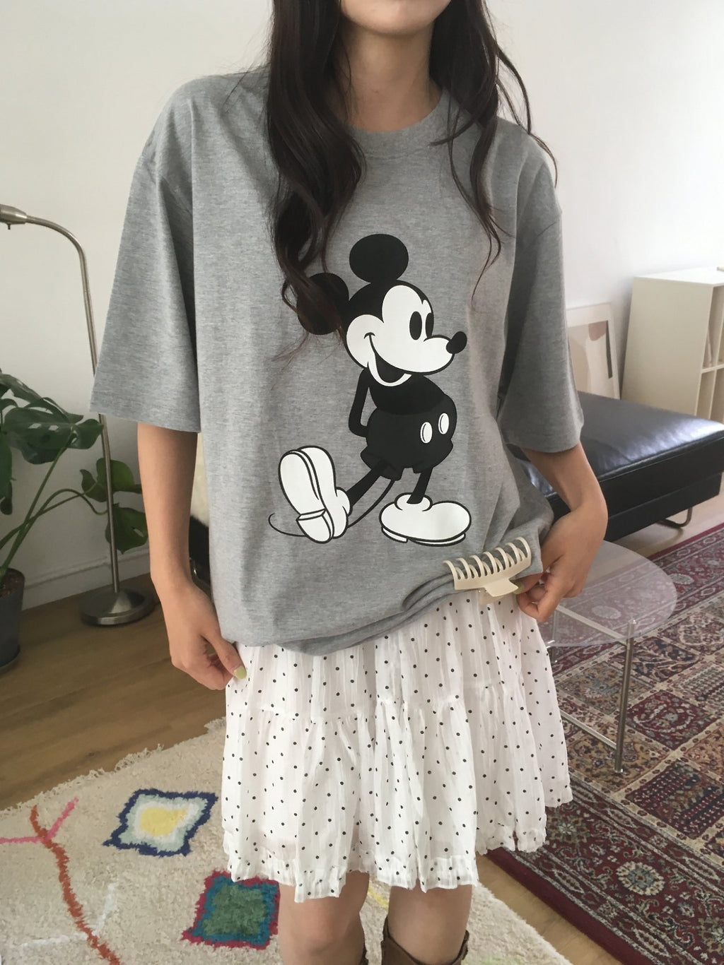 Mono Mickey Classic T-Shirt – Minimal Vintage Edition Officially Licensed - Luckyplanetusa