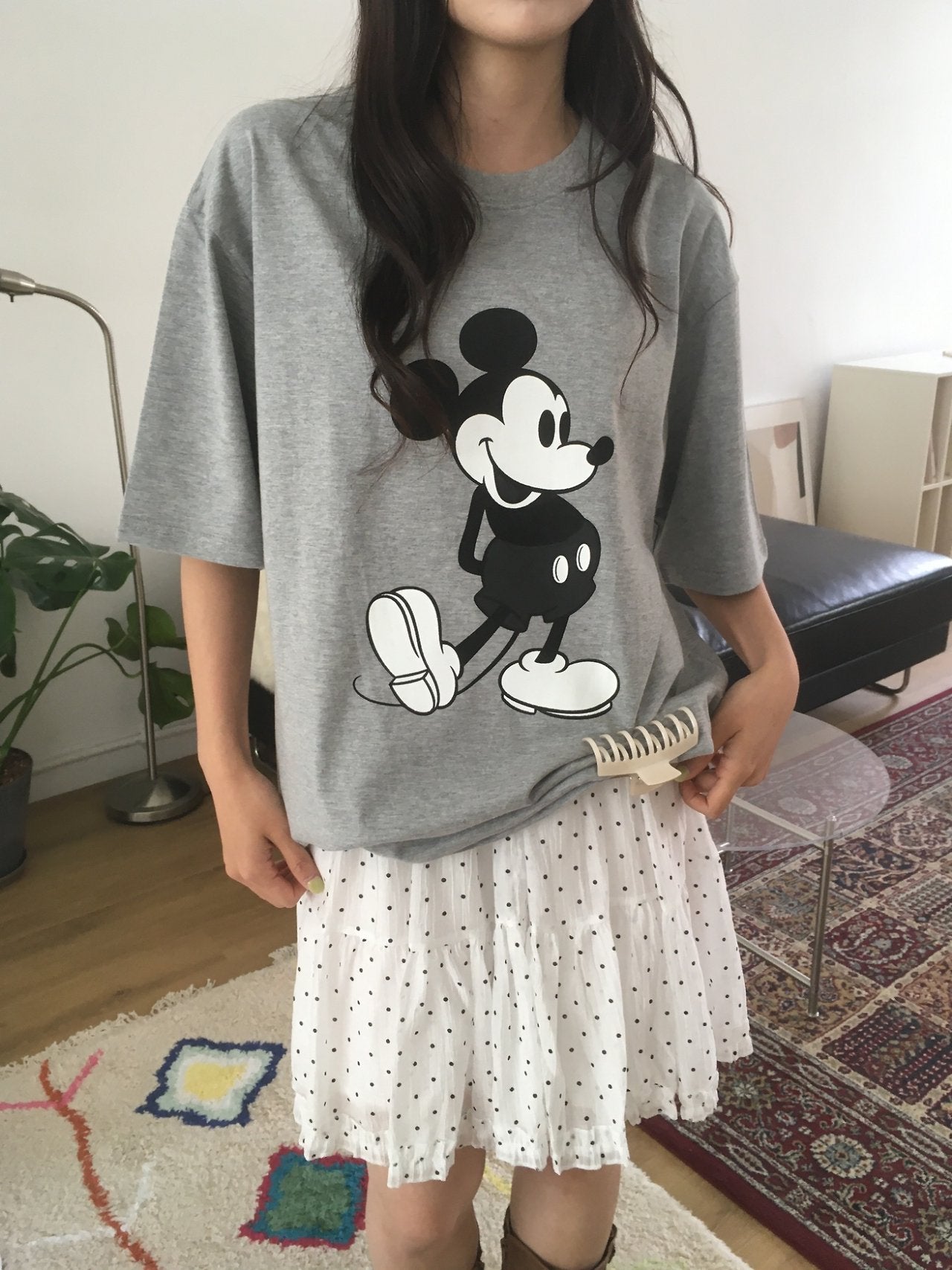 Mono Mickey Classic T-Shirt – Minimal Vintage Edition Officially Licensed - Luckyplanetusa