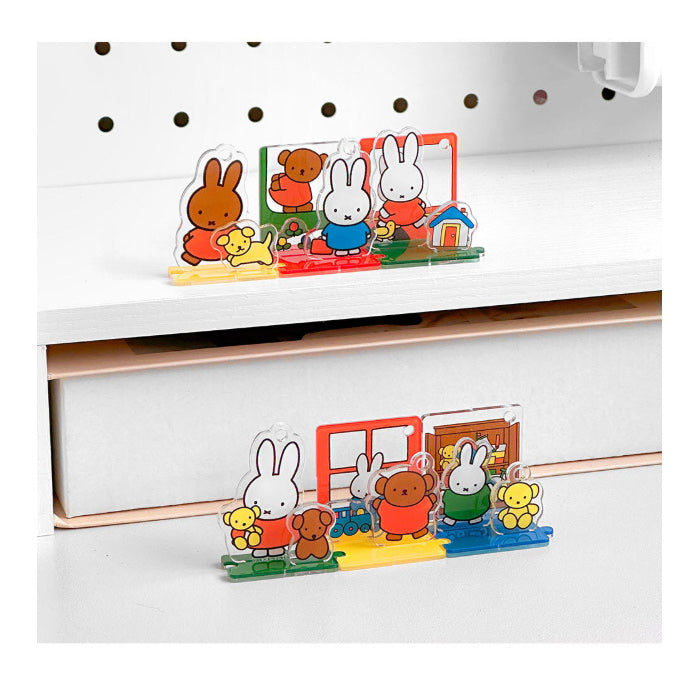 Miffy Acrylic Deco Figure Set – 3-Piece Stand & Bag Charm