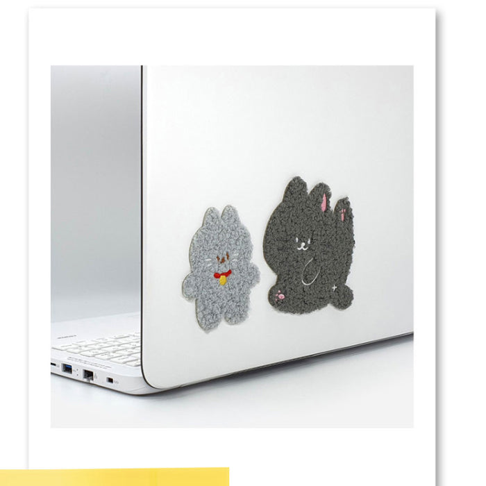 Ppuggly Fabric Sticker notebook laptop deco