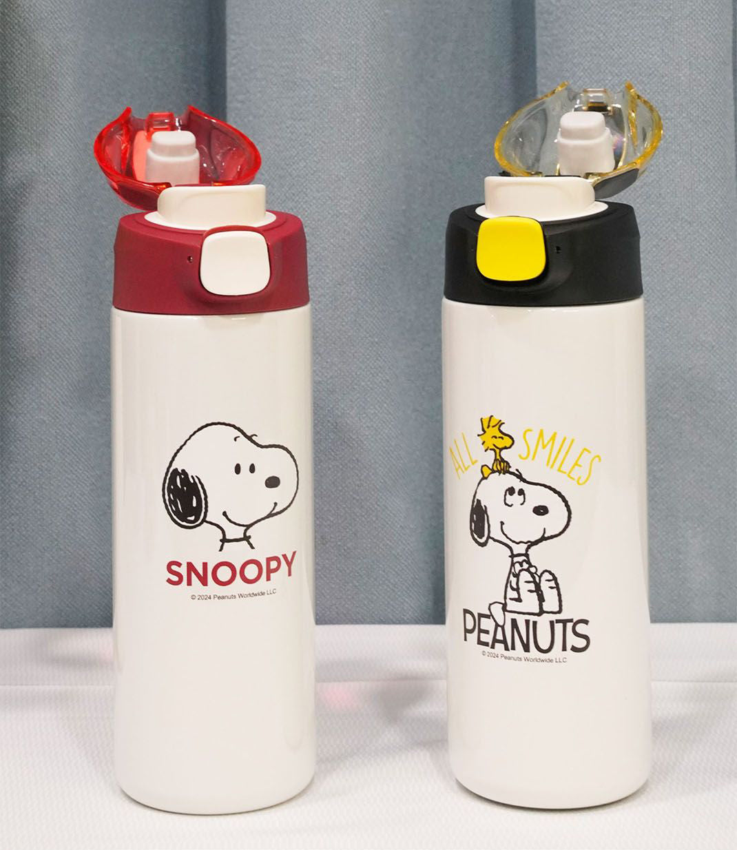SNOOPY One-Touch Stainless Steel Vacuum Bottle (500ml)