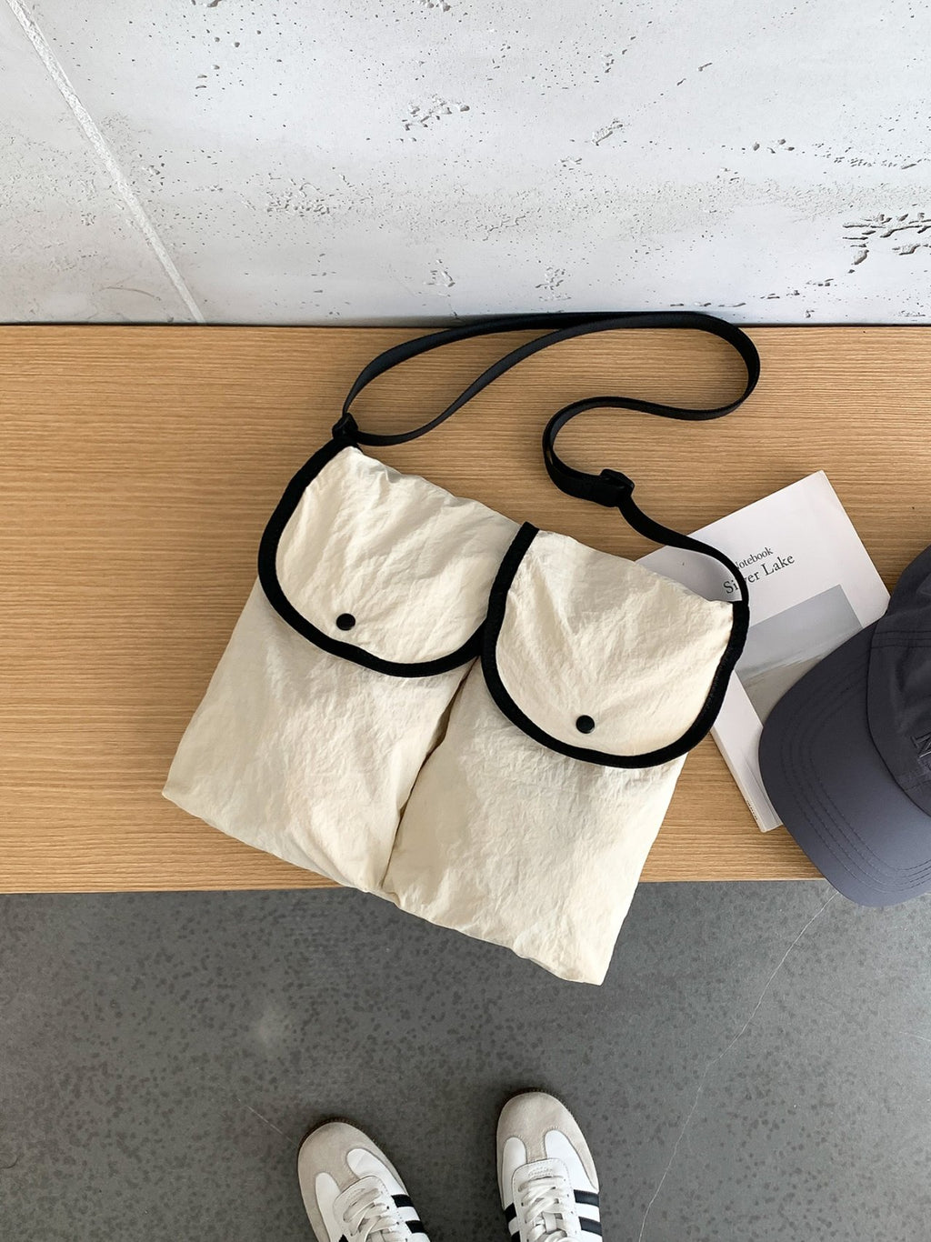 Urban Pocket Nylon Crossbody Bag - Luckyplanetusa