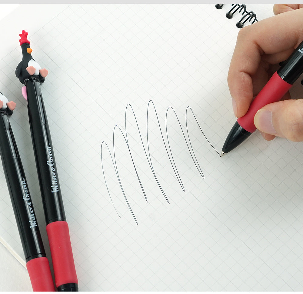 McGrow 3-Color Ballpoint Pen Wallace & Gromit Official