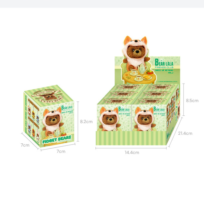 Bear Lala Friends Club Dress Up Keyring Series Vol.2(Blind Box)