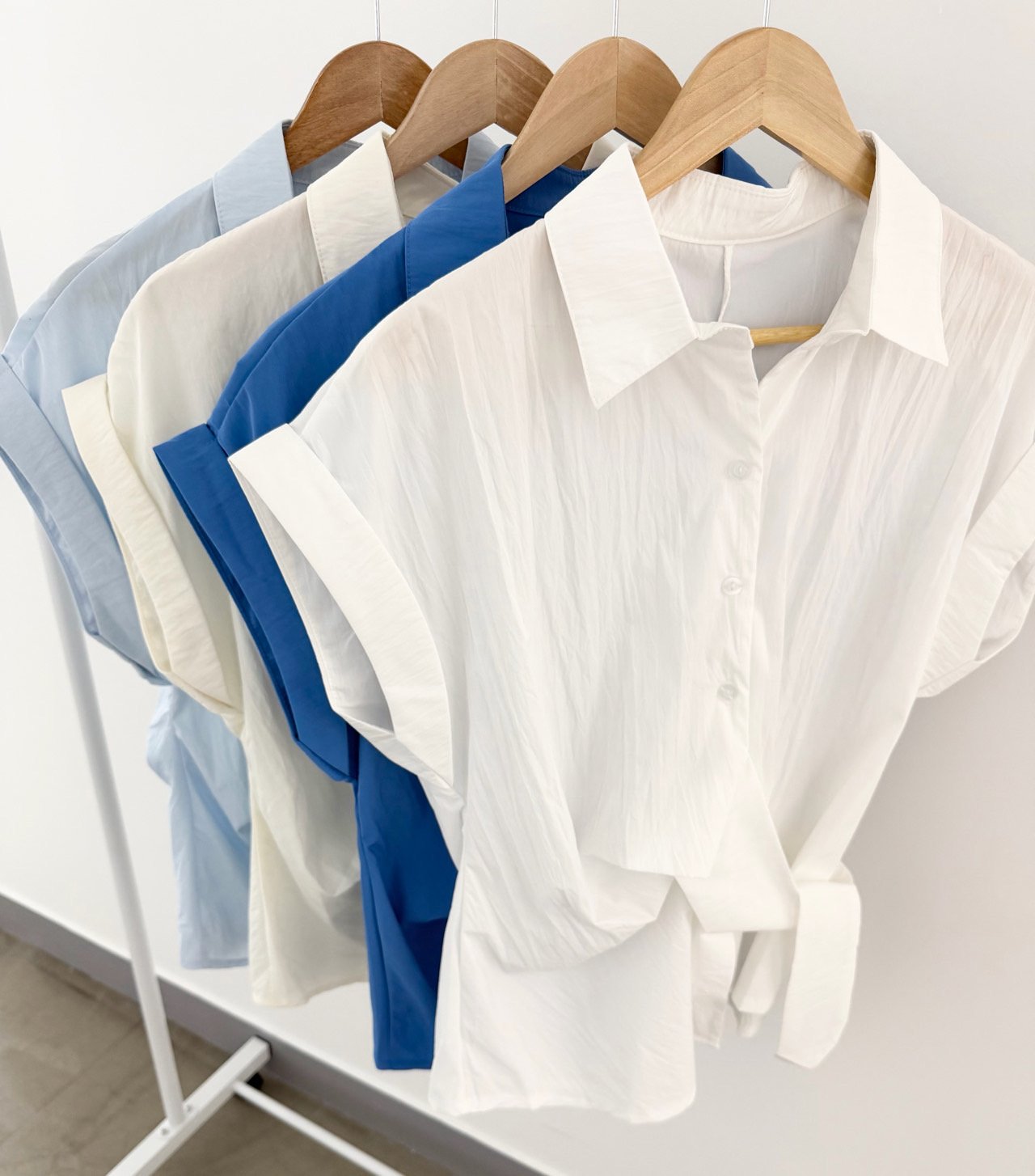 Soft Wrap Tie Blouse - Luckyplanetusa