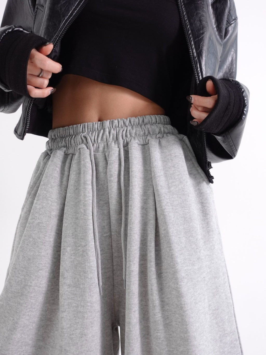 Easy Flow Sweat Skirt Pants - Luckyplanetusa