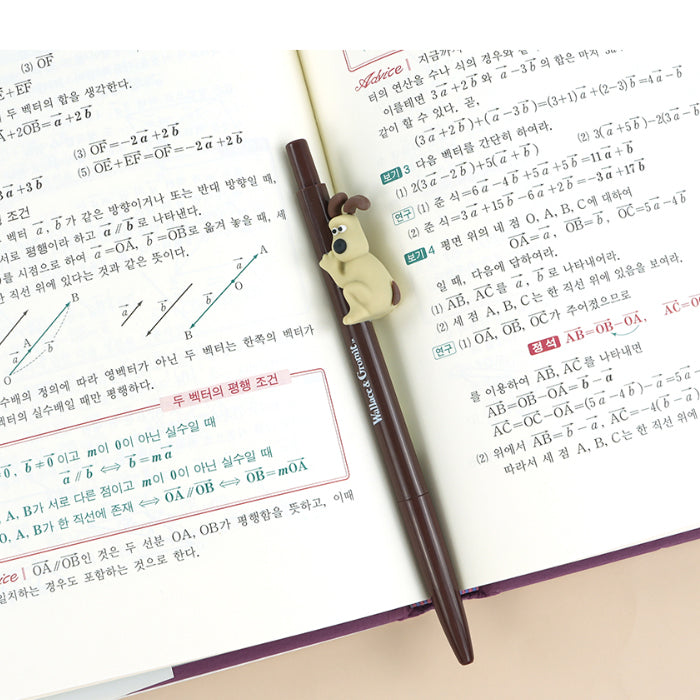 Wallace & Gromit Hug Pen – Gromit / Feathers McGraw