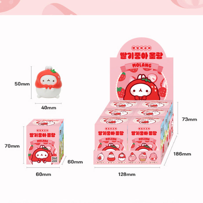 Molang Strawberry Party Blind Box Figure Series