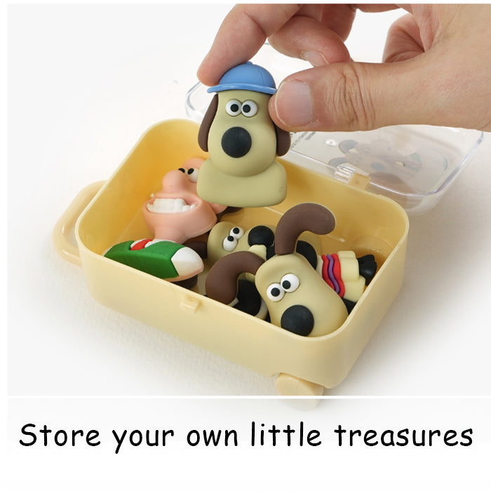 Wallace & Gromit Mini Luggage Eraser Set