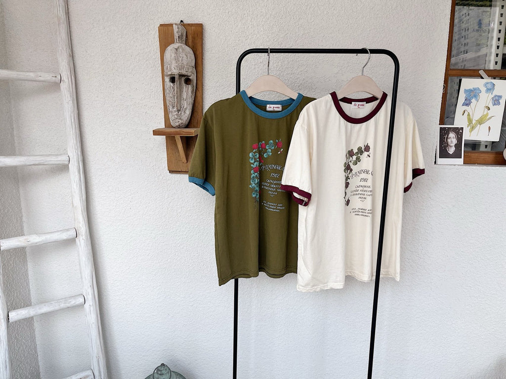Vintage Berry Ringer Graphic Tee - Luckyplanetusa