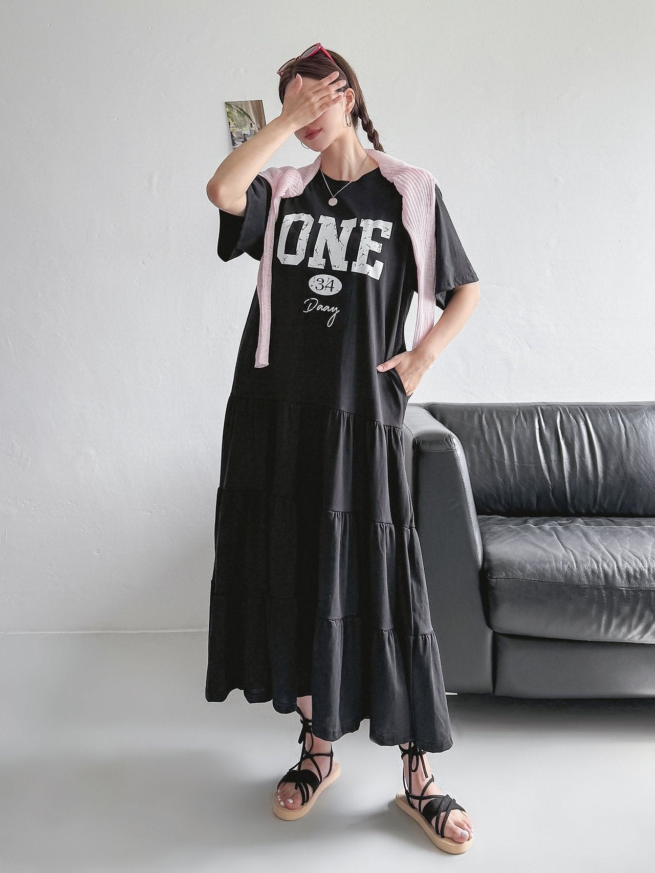 ONE 34 Days Cotton Tiered Maxi Dress - Luckyplanetusa