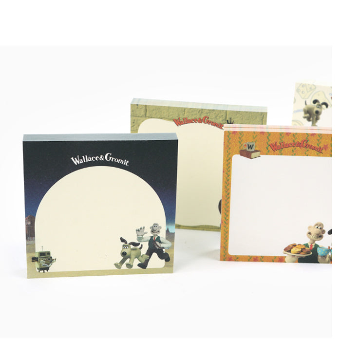 Wallace & Gromit Memo & Clip Set (4 Types)