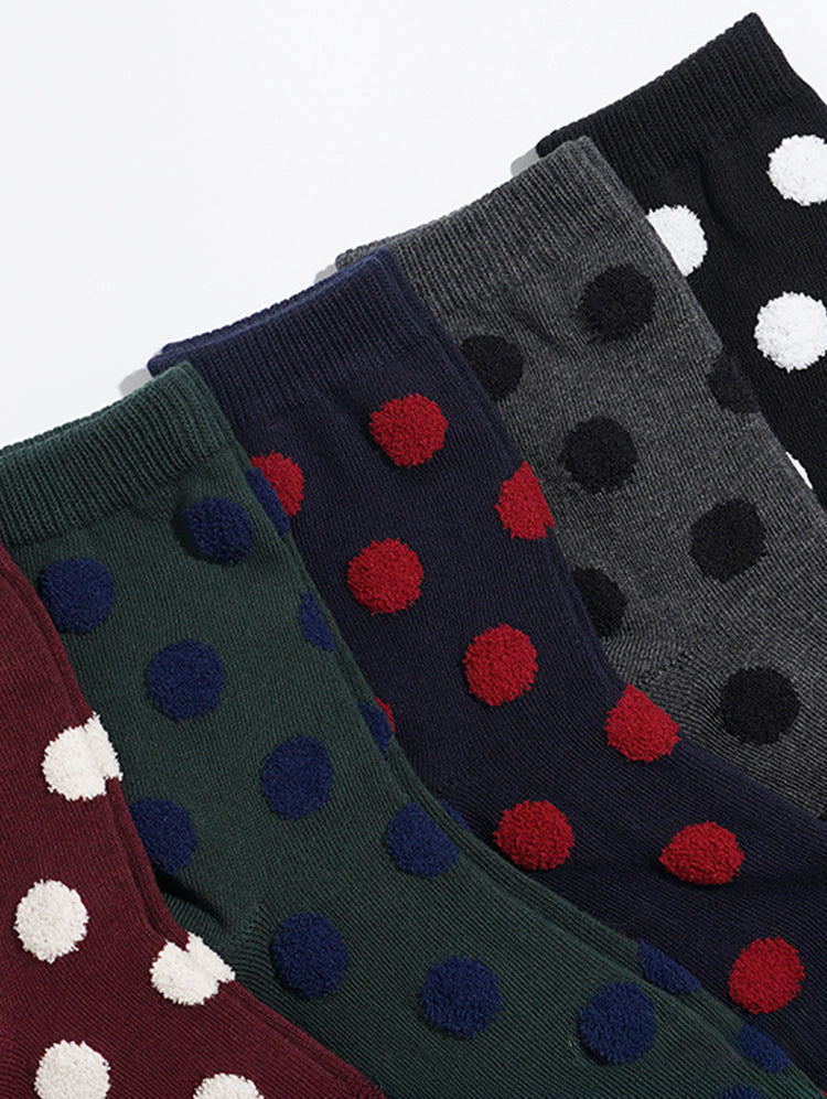 Mongle Mini Polka Dot Fashion Socks-Made in Korea