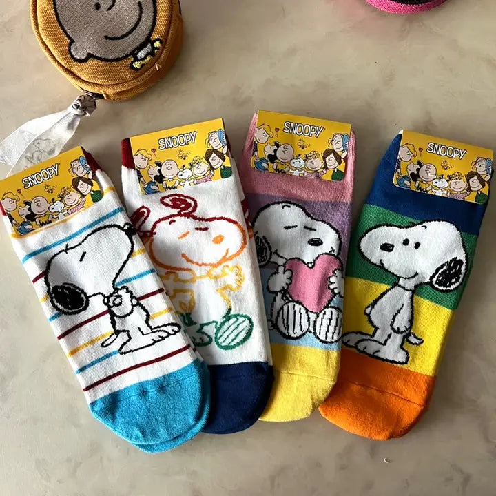 Peanuts Snoopy Charlie Brown ankle Socks/ Cotton Ultra Soft