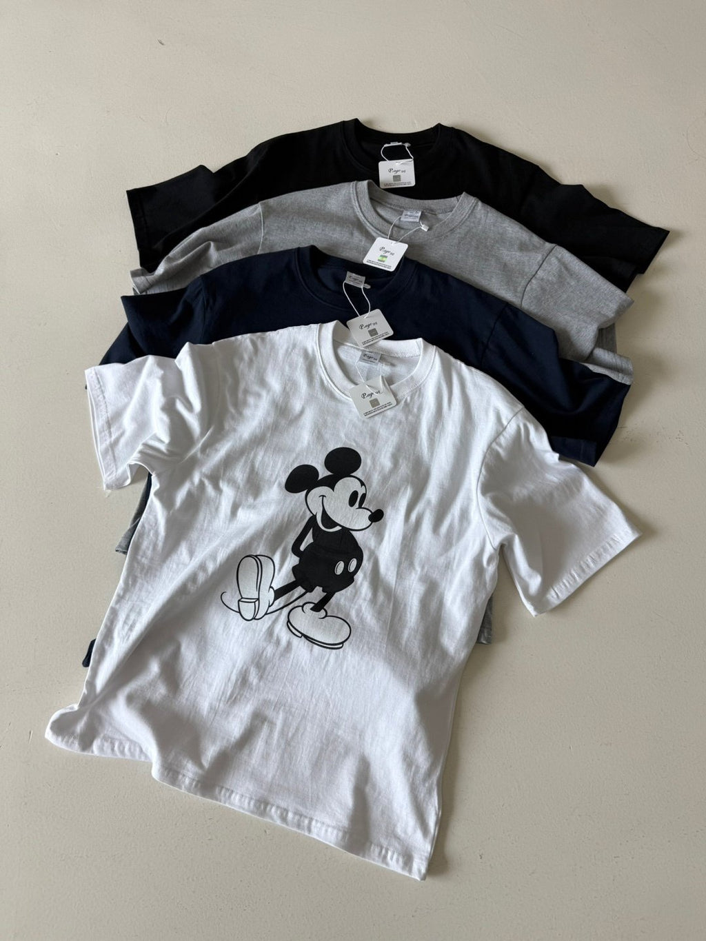 Mono Mickey Classic T-Shirt – Minimal Vintage Edition Officially Licensed - Luckyplanetusa