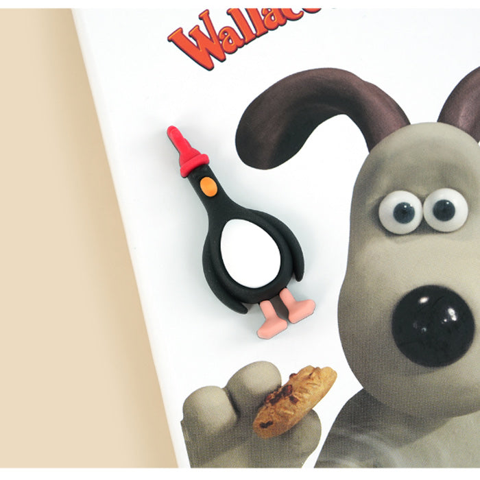 Wallace & Gromit 3D Figure Sticker Set – Desk & Gadget Decor