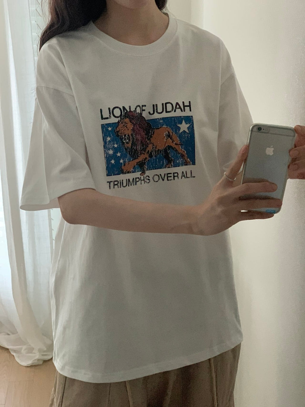 Lion of Judah Vintage Graphic Tee - Luckyplanetusa