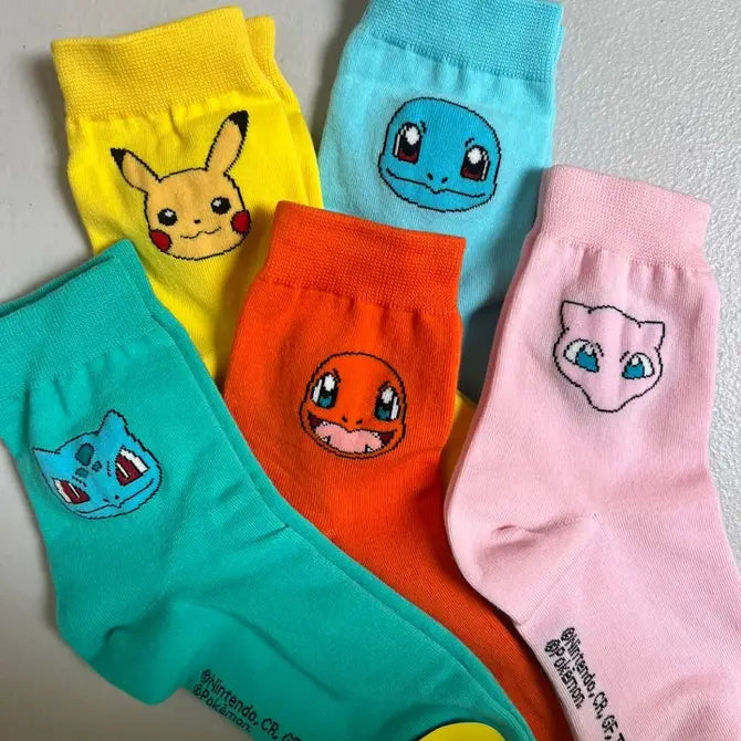 Pokémon Character Silky Cotton women Socks