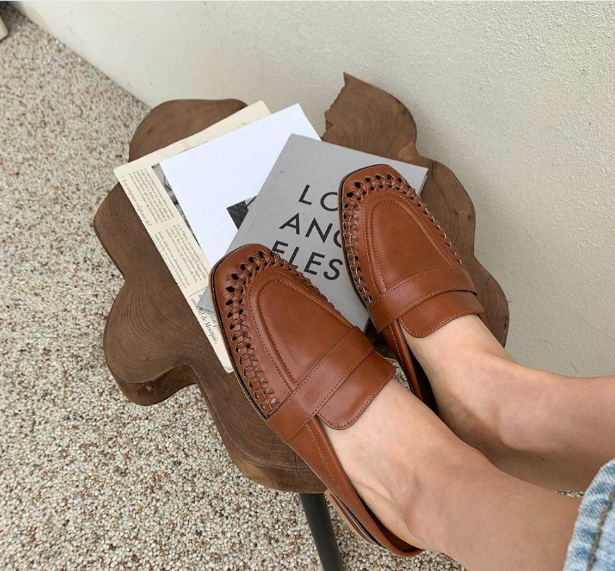 Everyday Woven Leather Mule – Soft Comfort Edition