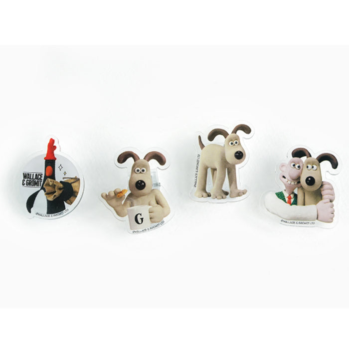 Wallace & Gromit Memo & Clip Set (4 Types)