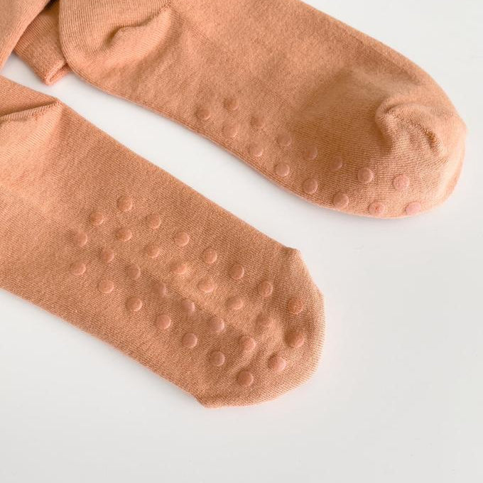 Balance Grip Knee-High Yoga Socks Non slip Made in Korea