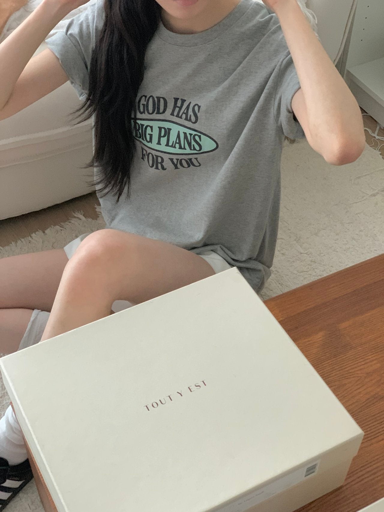 Big Plans Graphic Cotton Tee Made in Korea - Luckyplanetusa