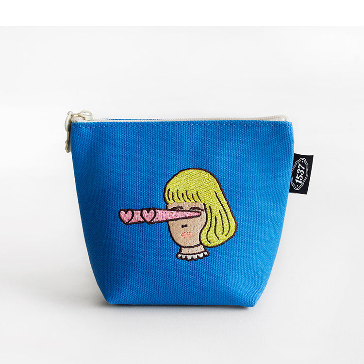 1537 Boat Pouch – Small (Embroidered Character Series) 4 design - Luckyplanetusa