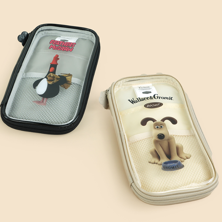 Wallace & Gromit PVC Multi Pouch – Gromit / Feathers McGraw