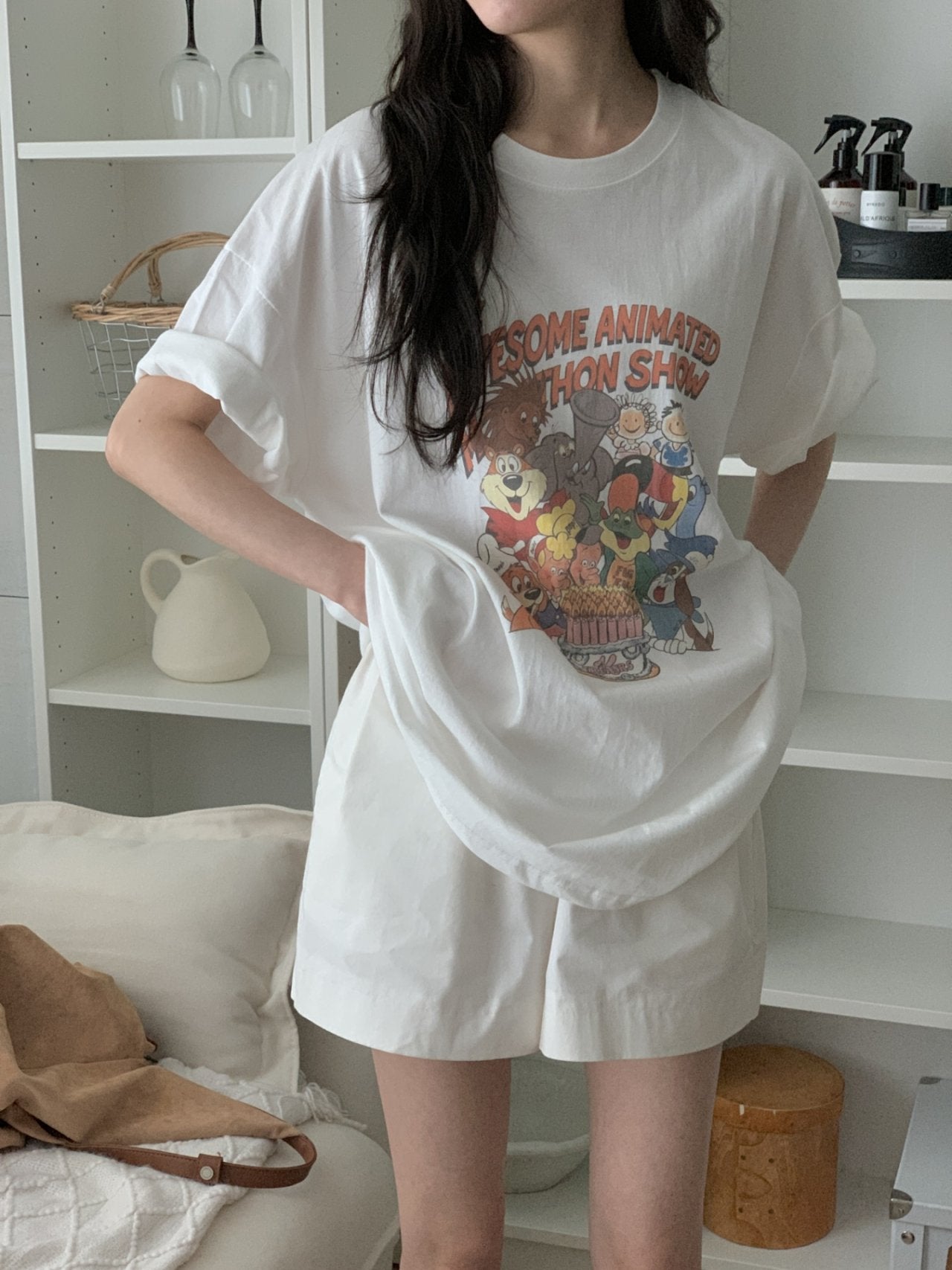 Awesome Animated Graphic Tee Made in Korea - Luckyplanetusa