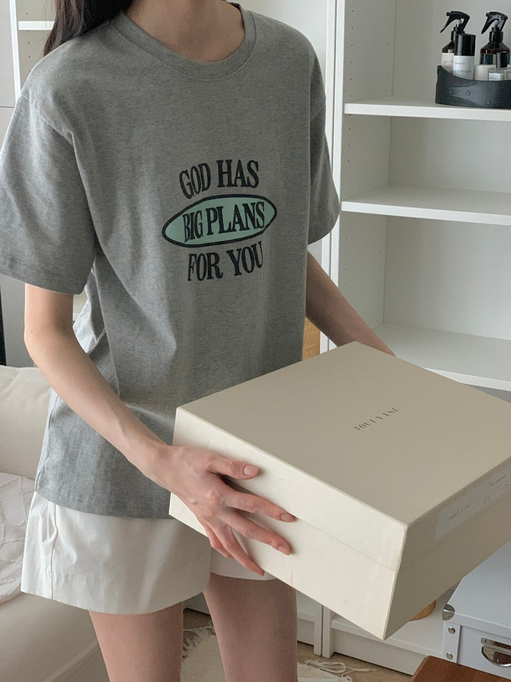 Big Plans Graphic Cotton Tee Made in Korea - Luckyplanetusa
