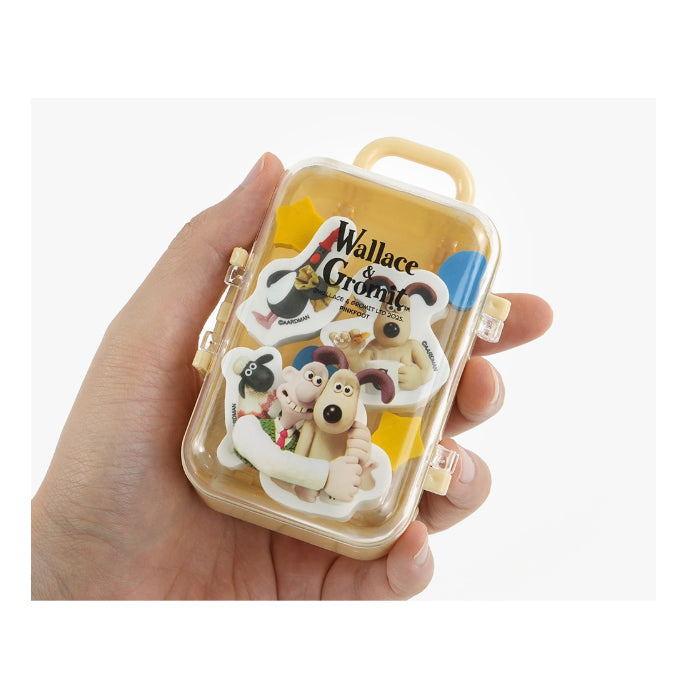 Wallace & Gromit Mini Luggage Eraser Set