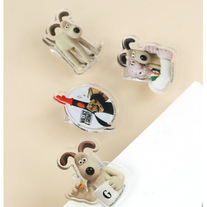 Wallace & Gromit Memo & Clip Set (4 Types)