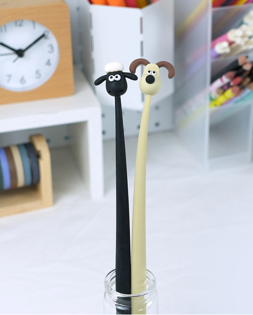 Wallace & Gromit Swing Gel Pen – 0.5mm (Gromit / Shaun)