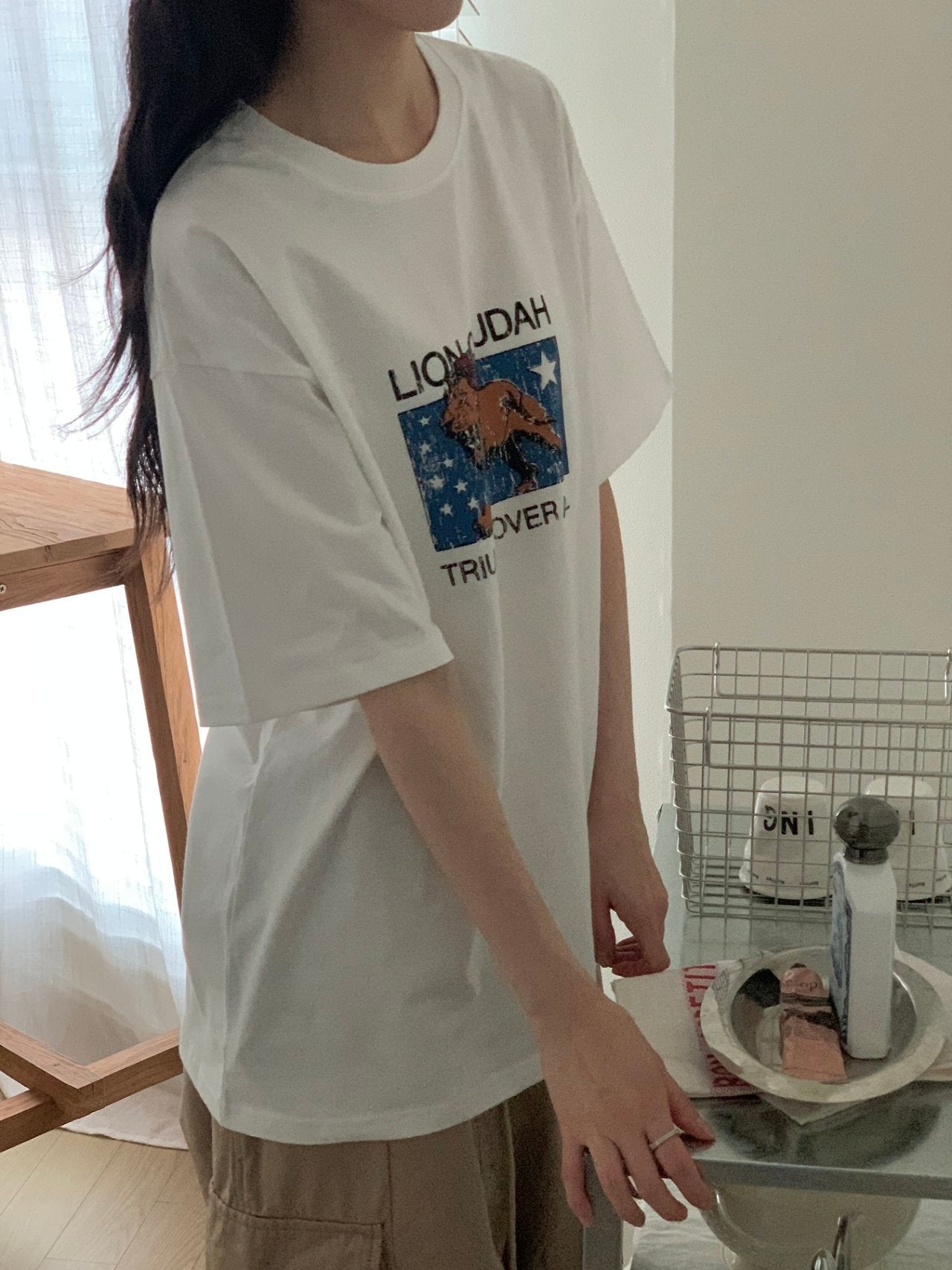 Lion of Judah Vintage Graphic Tee - Luckyplanetusa