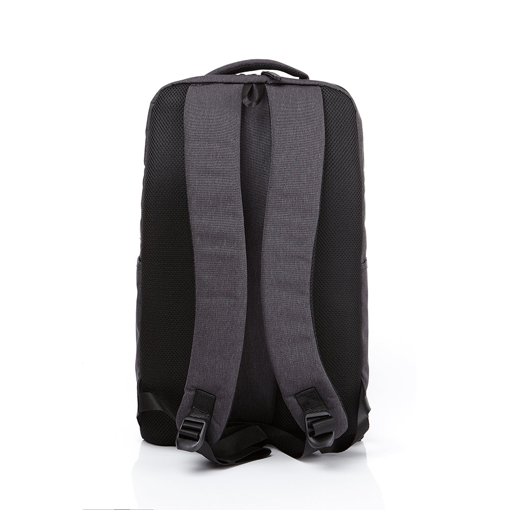 Alpha Backpack 17 with Laptop Sleeve Compact Design Charcoal Gray