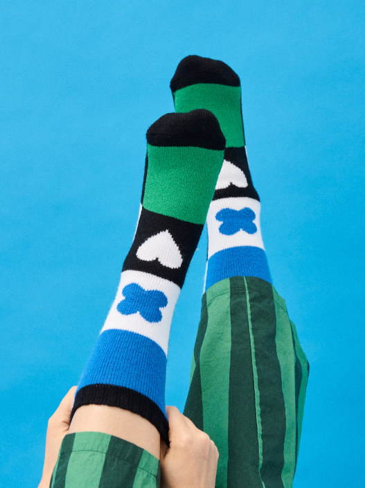 DRP Lounge Sleep Socks – Lucky On & Off