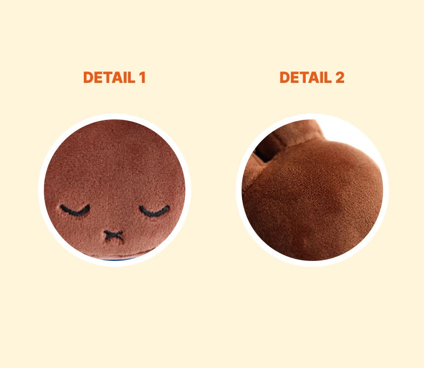 Miffy Face Keyring Bagcharm Crying , Sleepy 2 versions