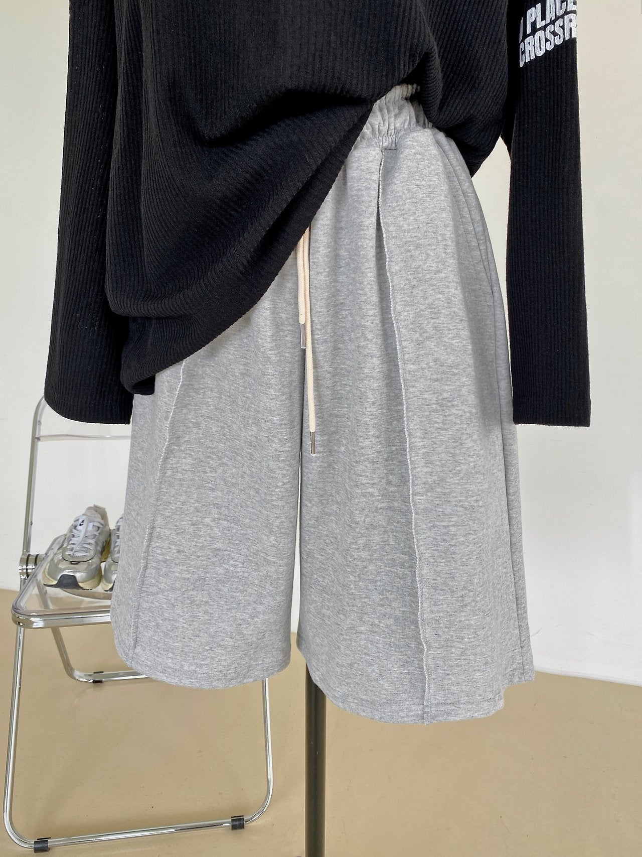 Cloud Flow Cotton Bermuda Shorts - Luckyplanetusa