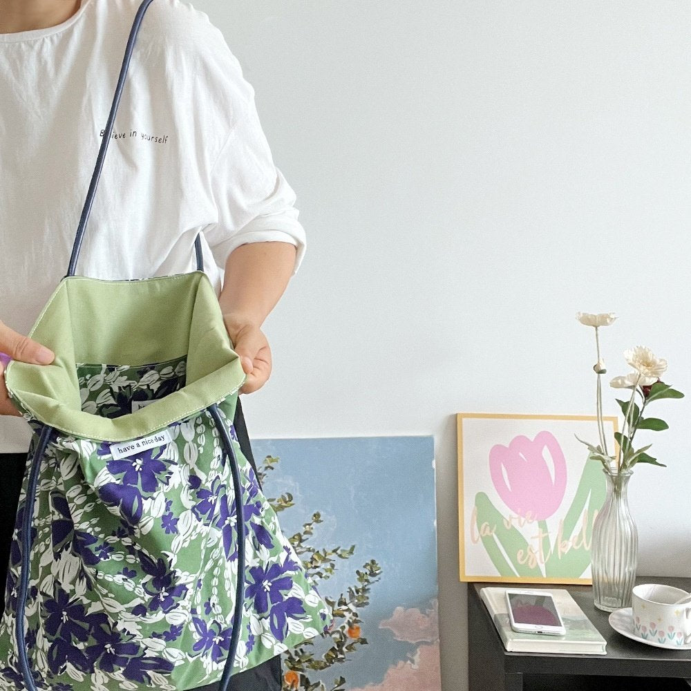 Bloom Garden Floral Tote Bag - Luckyplanetusa